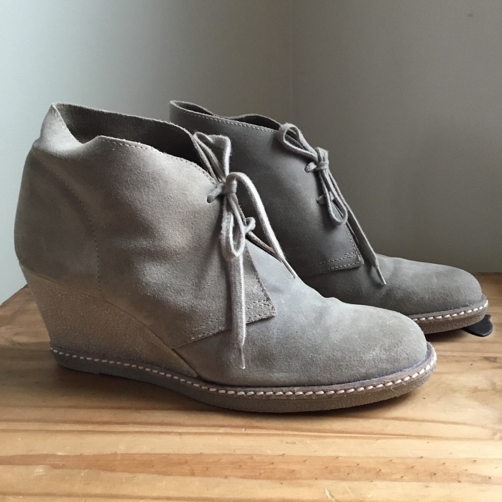 J. Crew MacAlister Suede Wedge Boots